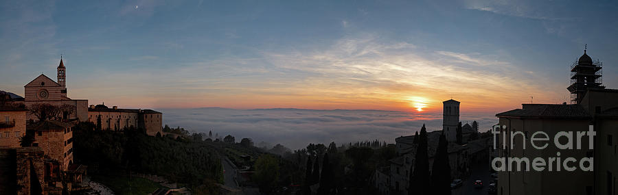 Assisi - Winter Panorama Photograph by Christopher Wentworth Assisi - Winter Panorama Photograph by Christopher Wentworth