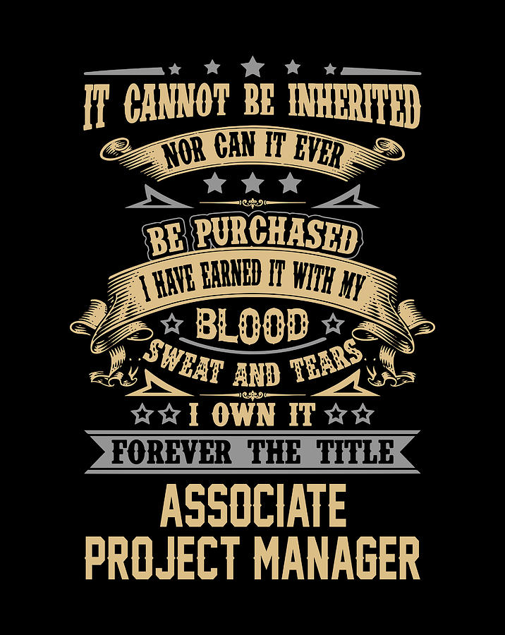 It Cannot Be Inherited - Project Manager T-Shirt It Cannot Be Inherited - Project Manager T-Shirt