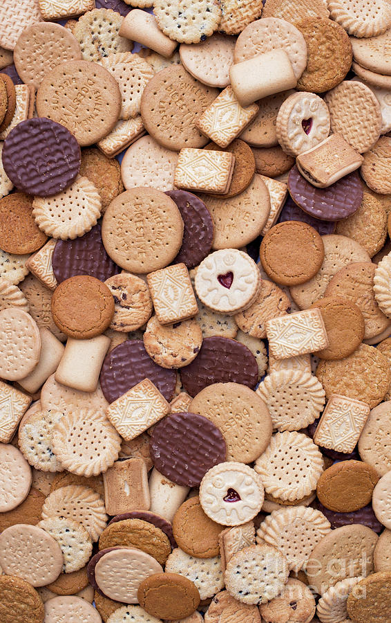 Assorted Biscuits Pattern Photograph by Tim Gainey