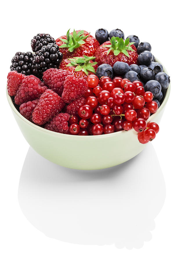 Assorted bowl of fresh berries Photograph by Creative Crop