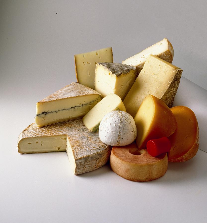 Assorted cheeses Photograph by Ryman Cabannes, Corinne-Pierre