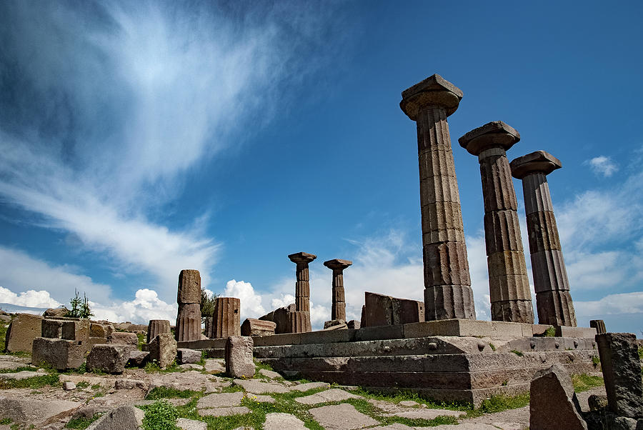 Assos, Temple of Athena Photograph by Ioannis Konstas Assos, Temple of Athena Photograph by Ioannis Konstas