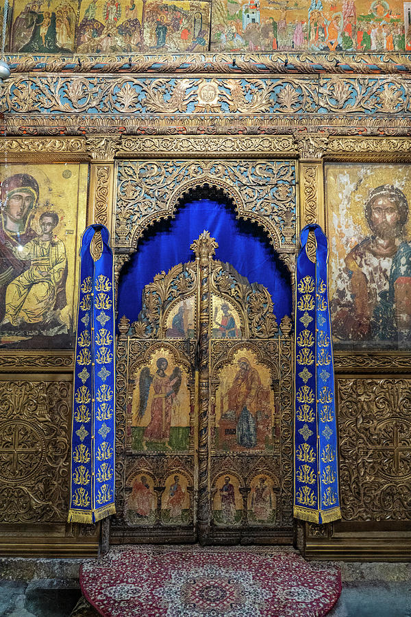 Assumption of Virgin Mary Kalabaka Meteora Greece Glorious Intricate ...