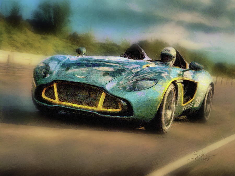 Aston Martin Speedster Digital Art by Jerzy Czyz