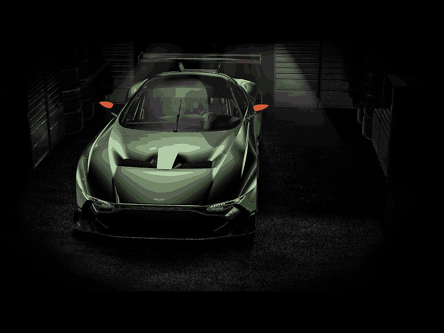 Aston Martin Vulcan Digital Art by Thespeedart