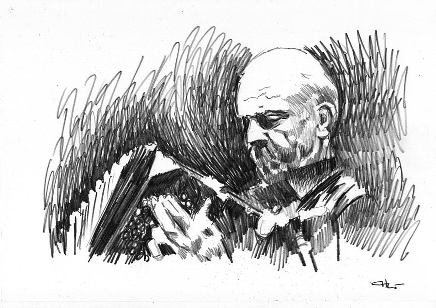 Astor Piazzolla, Tango 02 Drawing by Chelo Leyria - Fine Art America