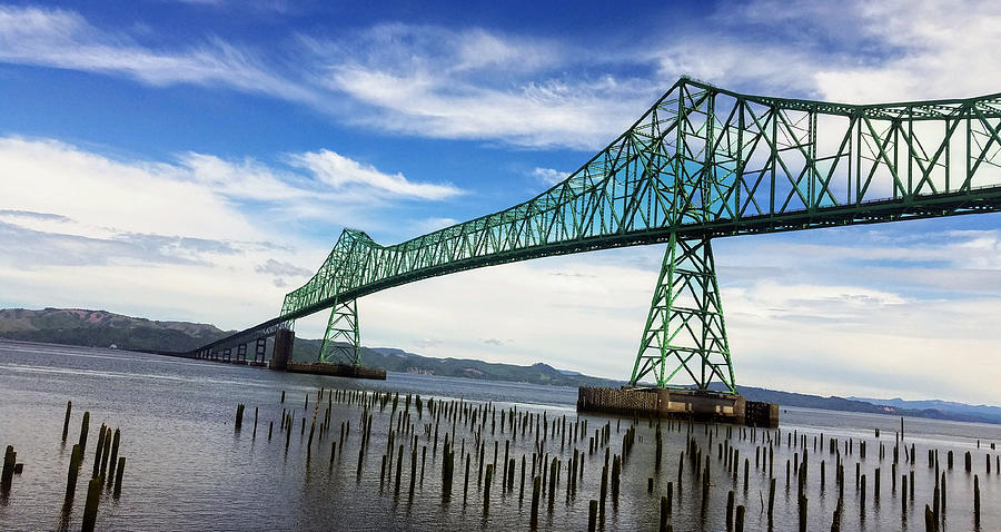 Astoria Bridge Mixed Media by Mark Descant - Fine Art America