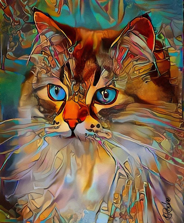 Cat Lea Roche Diamond Painting