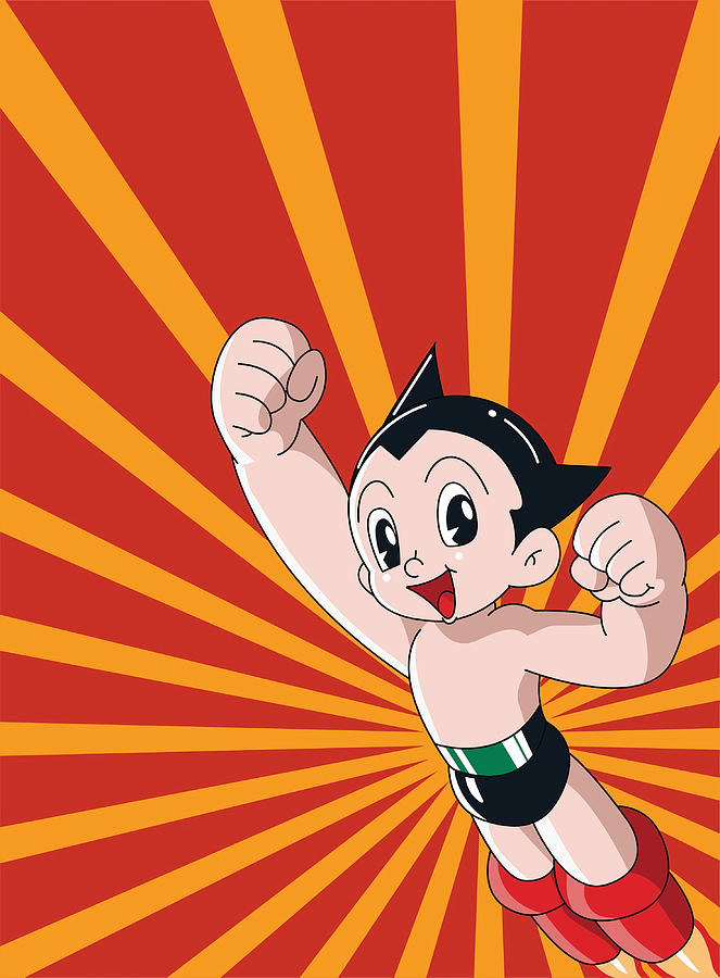 Astro Boy Poster boy Painting by Dominic Thomas - Fine Art America