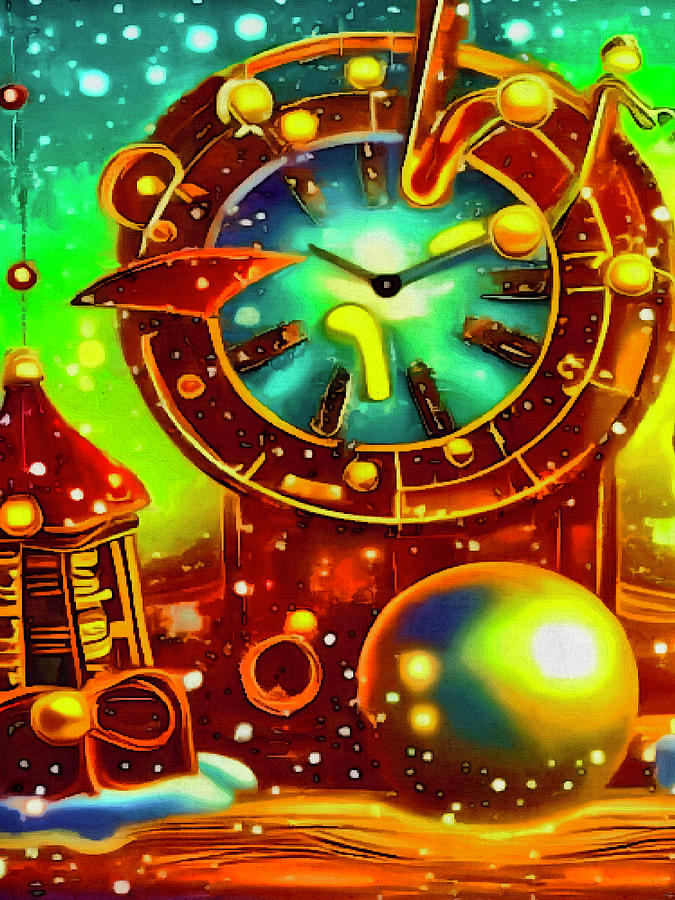 Astrological Time Pieces 3 Digital Art by Michelle Hoffmann