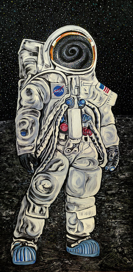 Astronaut 21 Painting by Doug LaRue