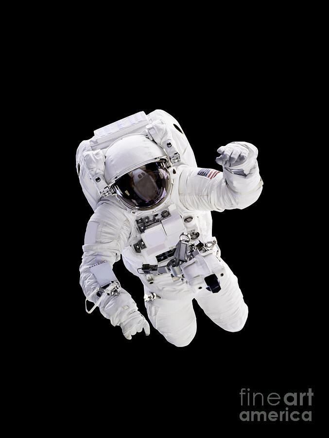 Astronaut floating in space Photograph by Best of NASA