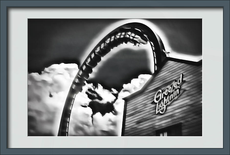 Astro World Amusement Park Framework Photograph by Kellice Swaggerty
