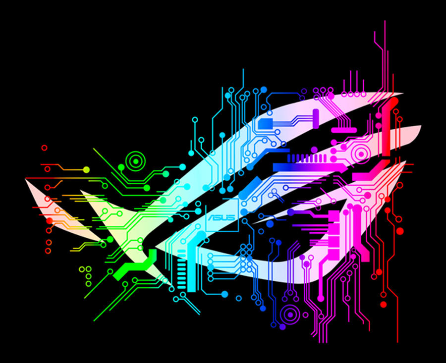 Asus Rog Digital Art by Gene Bradford