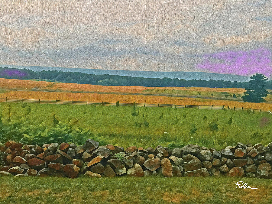 At Gettysburg Digital Art by Rolleen Carcioppolo