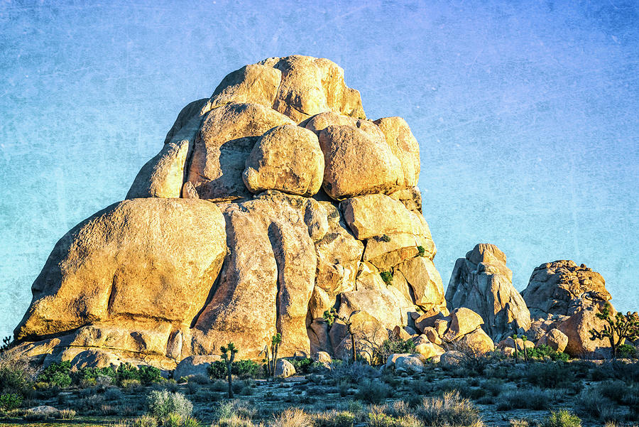 At Intersection Rock 1, Joshua Tree National Park Photograph by Joseph S Giacalone