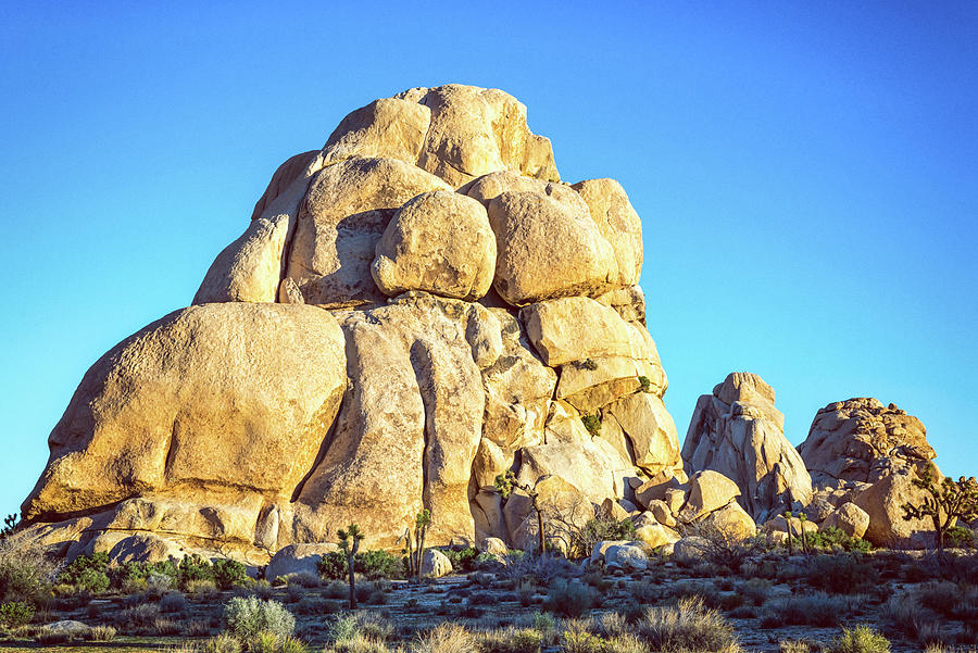 At Intersection Rock 2, Joshua Tree National Park Photograph by Joseph S Giacalone