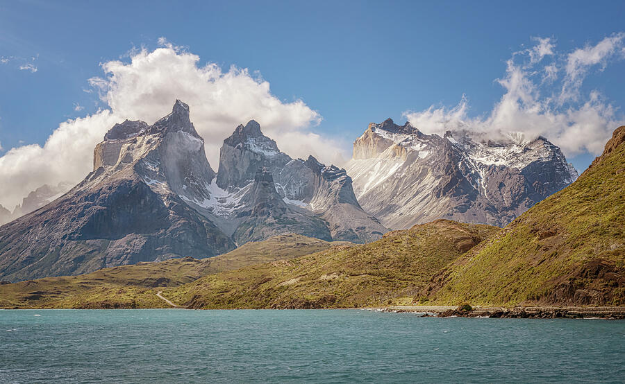 At Lake Pehoe Patagonia Chile Photograph