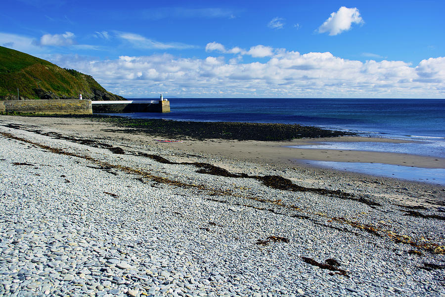 Isle Of Man Photograph - At Laxey by Steve Watson Isle Of Man Photograph - At Laxey by Steve Watson