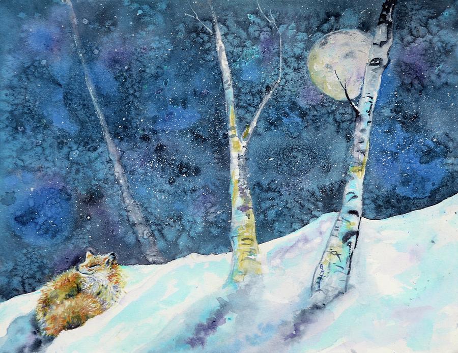 At Peace In The Universe Painting by Beverley Harper Tinsley