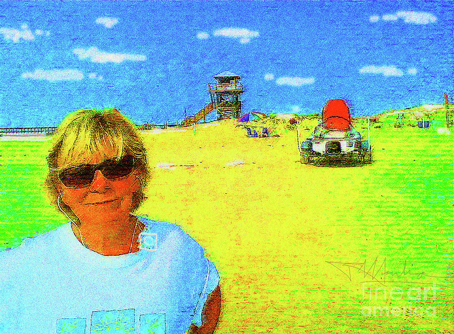 At Ponce Inlet Beach  Digital Art by Art Mantia