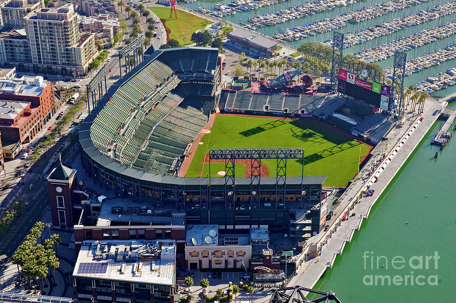 San Francisco Giants Photograph - AT T Park  by Julia Robertson-Armstrong