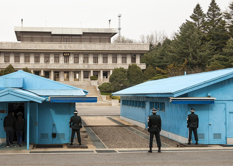 At the DMZ Photograph by Michael Marfell