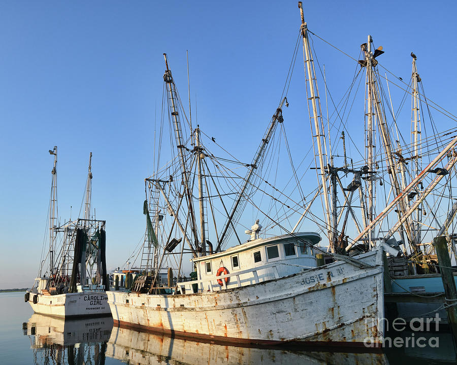 At the Dock 8x10 Crop Photograph by Randy Rogers - Fine Art America