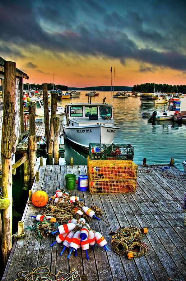 At the Dock Photograph by Jeff Cooper