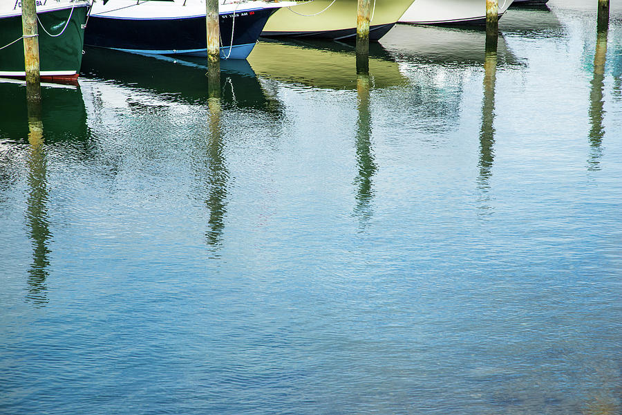 At The Dock Reflections Photograph