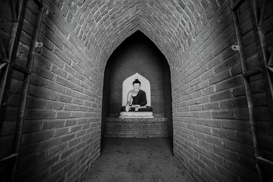 At the end of the tunnel... Buddha Photograph by Lie Yim