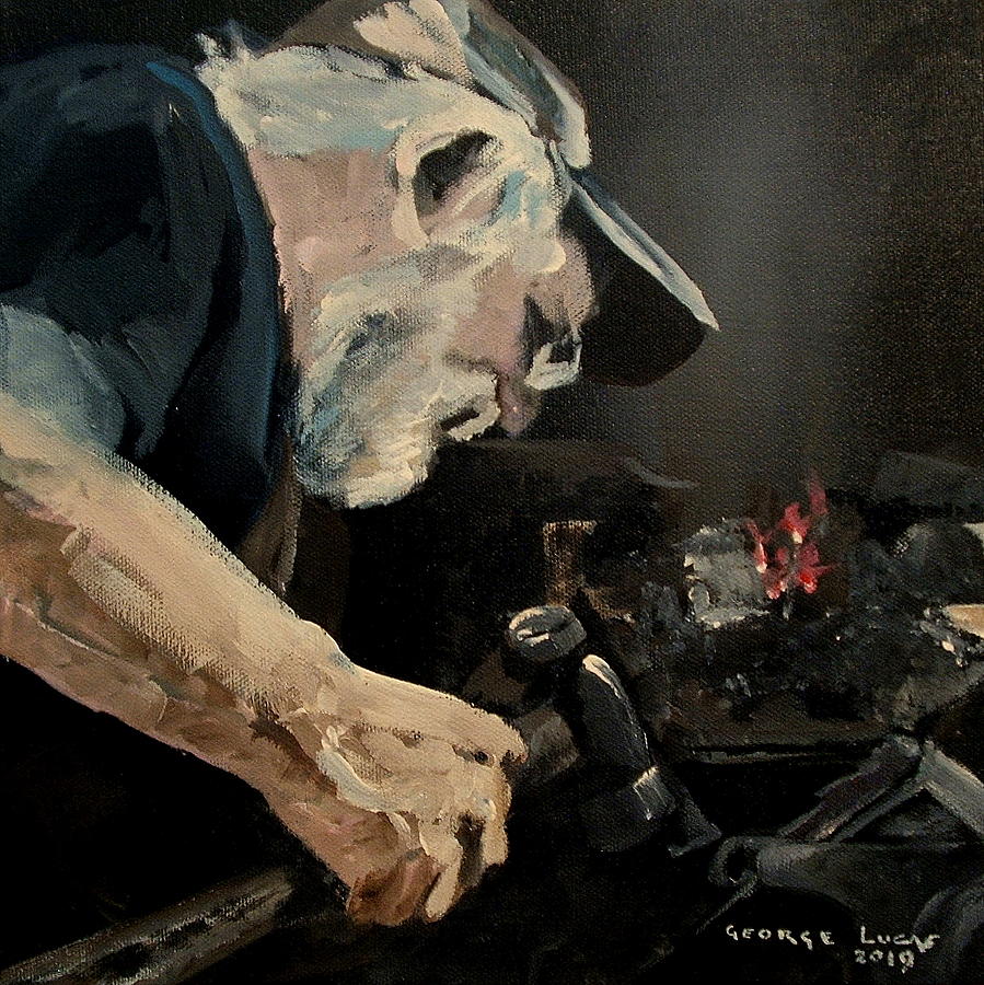 Star Wars Painting - At the Forge by George Lucas