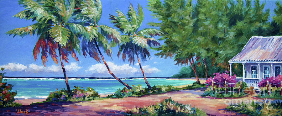 Beach Painting - At the Islands End 1 by John Clark