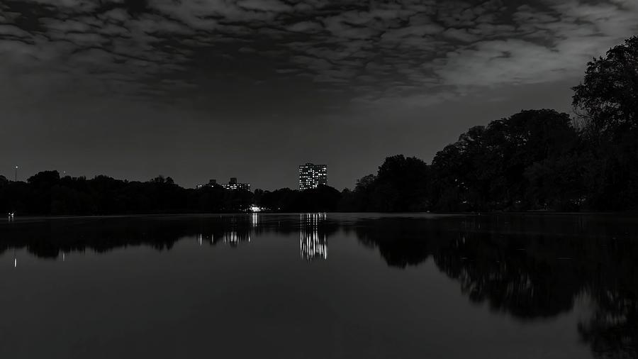 At The Lake In A City Park At Night, New York City 2020-10-GNY-243 ...