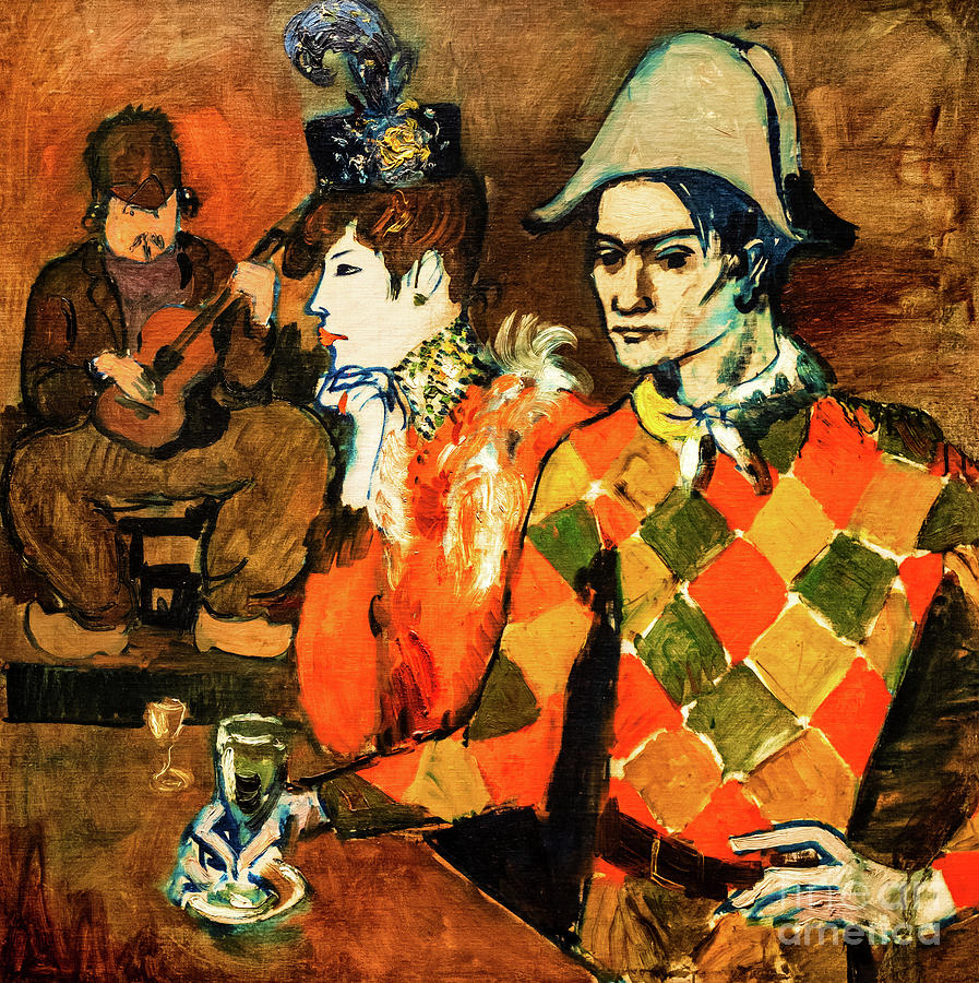At the Lapin Agile 1905 by Pablo Picasso Painting by Pablo Picasso