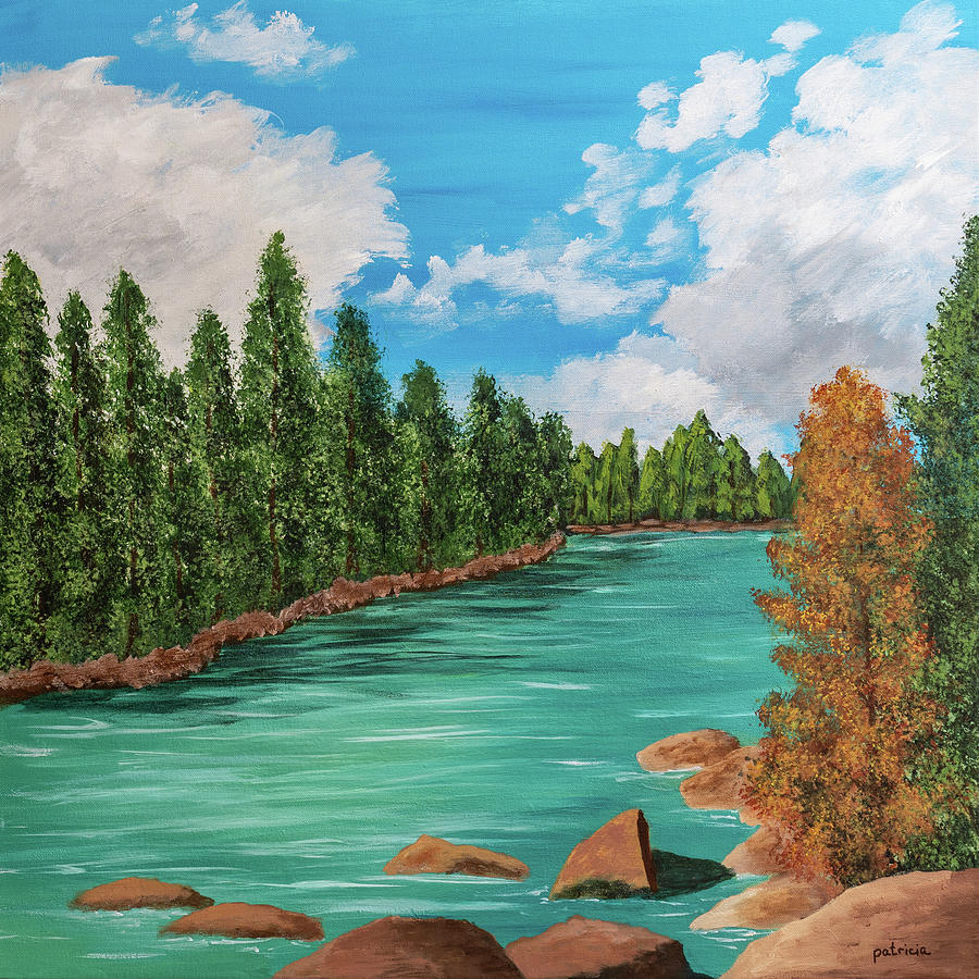 Athabasca Beauty Painting by Patricia Gould