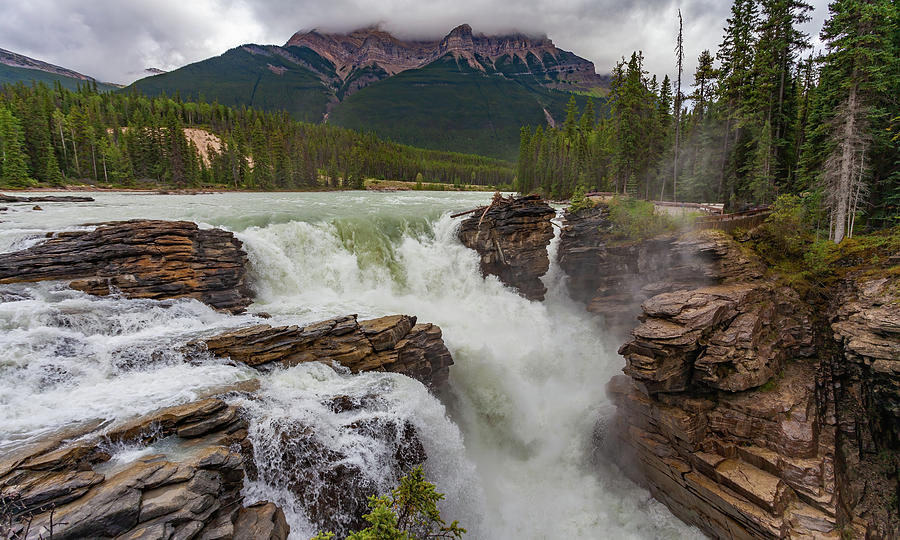 Athabasca Falls Photograph by Tommy Farnsworth