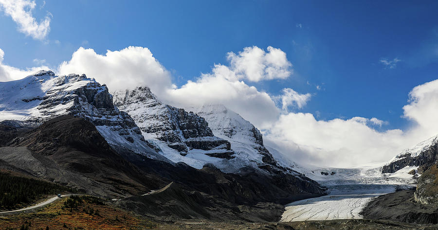 Athabasca Glacier Landscape Photograph by Dan Sproul