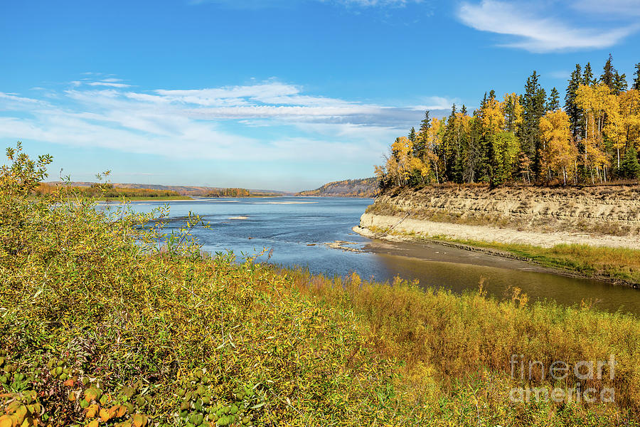 Athabasca meets the Clearwater Photograph by Rick Boden - Fine Art America