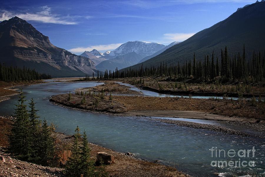 Jasper National Park Photograph - Athabasca River by Eva Lechner
