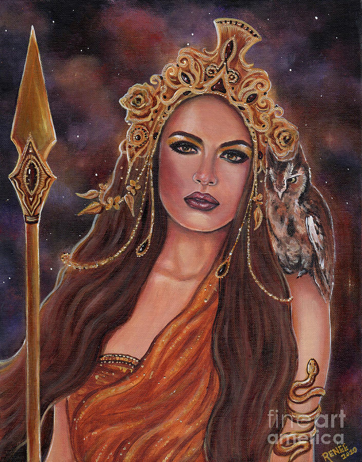 Athena Goddess by Renee Lavoie.