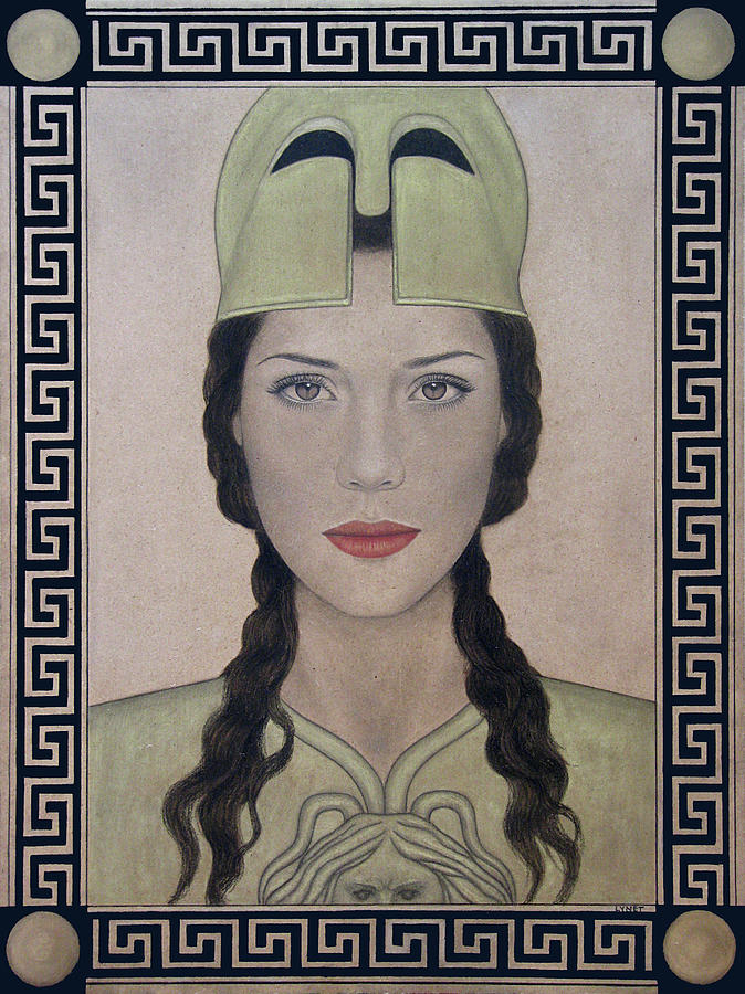 Athena Painting by Lynet McDonald