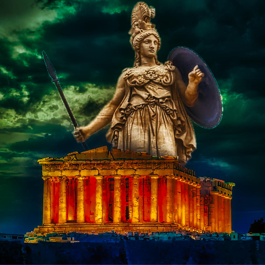 Athena Digital Art by William Butman - Fine Art America