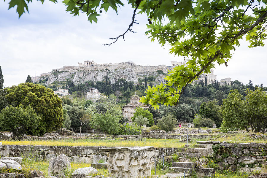 Athens archeological Park Photograph by Ashok Sinha