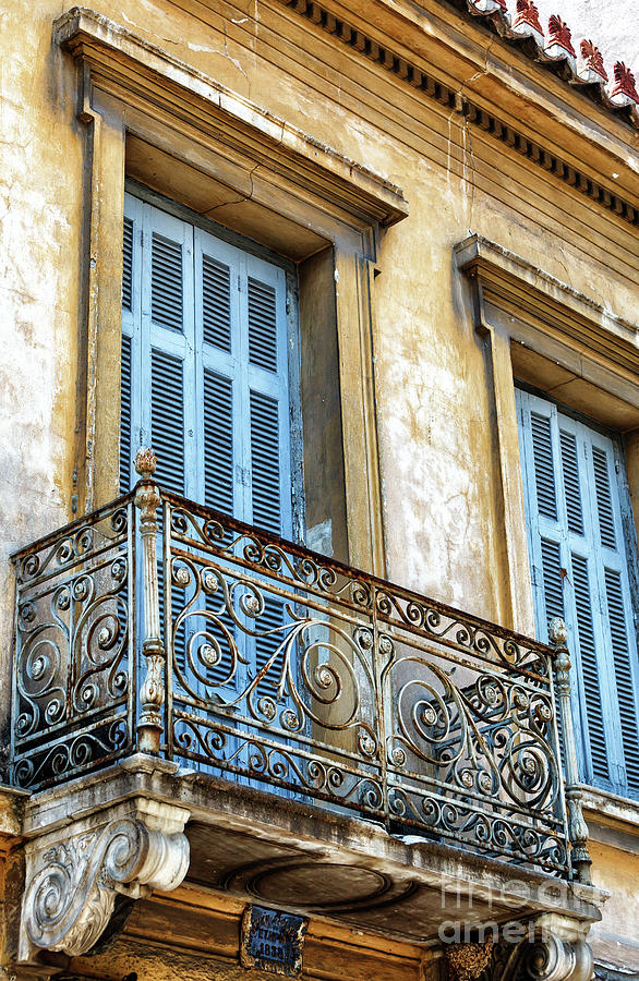 Athens Balcony in Greece Photograph by John Rizzuto