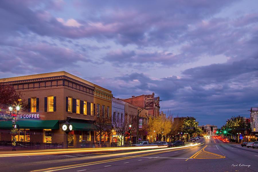 Athens GA Christmas Time Lapse Architectural Cityscape Art Photograph ...