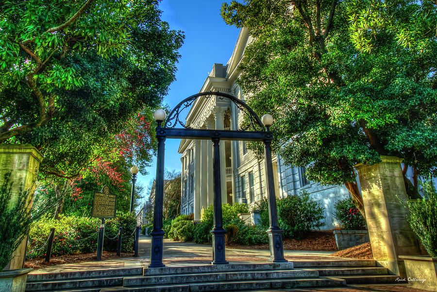 Athens GA The Arch Gateway UGA  Architectural Landscape Art Photograph by Reid Callaway