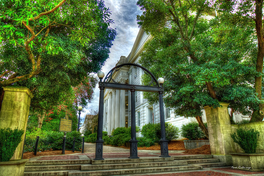 Athens GA The Famous UGA Arch Landscape Architectural Art Photograph by