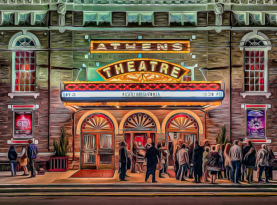 Athens Photograph - Athens Theatre by Charles LeRette Athens Photograph - Athens Theatre by Charles LeRette