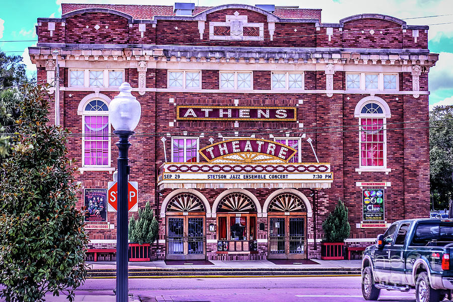 Athens Theatre Deland Florida Photograph by Philip And Robbie Bracco